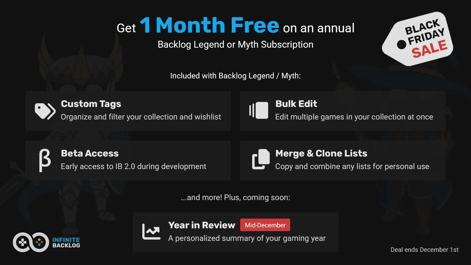 Infinite Backlog 2.0 Free Weekend